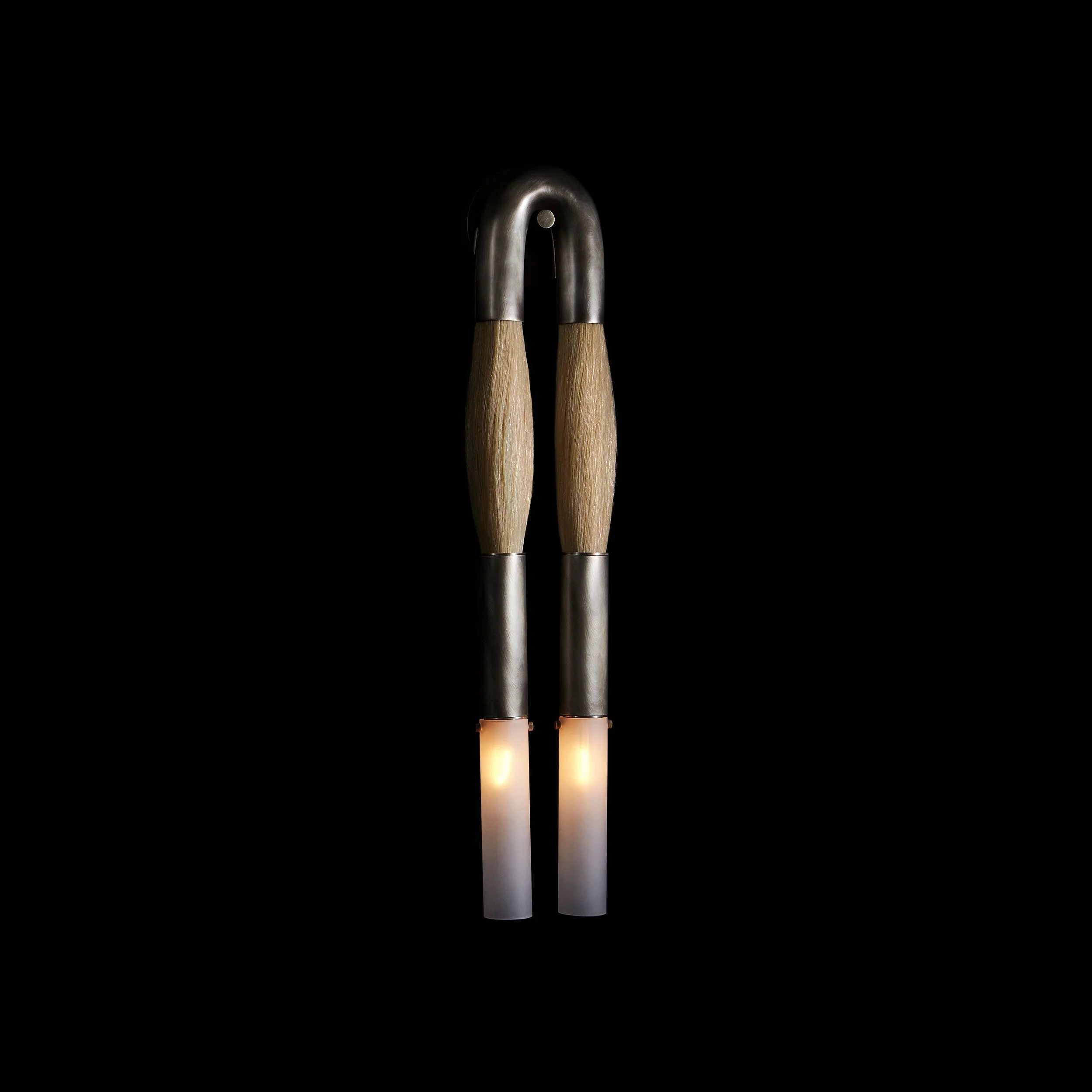 Double Head Antonia Horsehair Sconce - Image 24