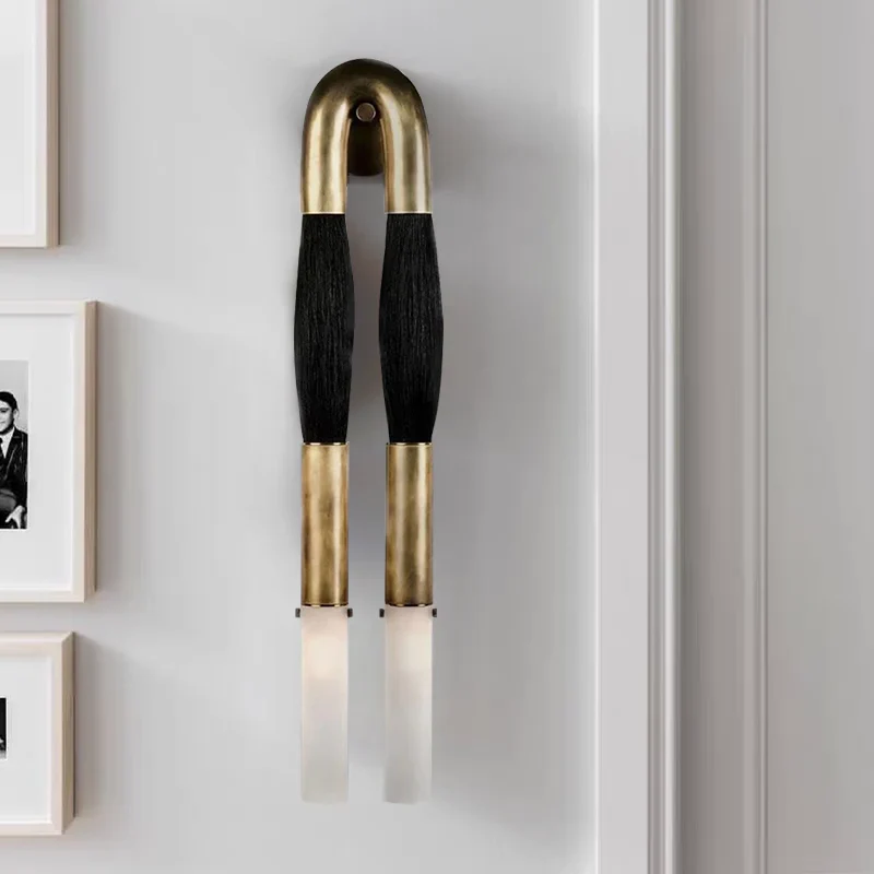 Double Head Antonia Horsehair Sconce - Image 27