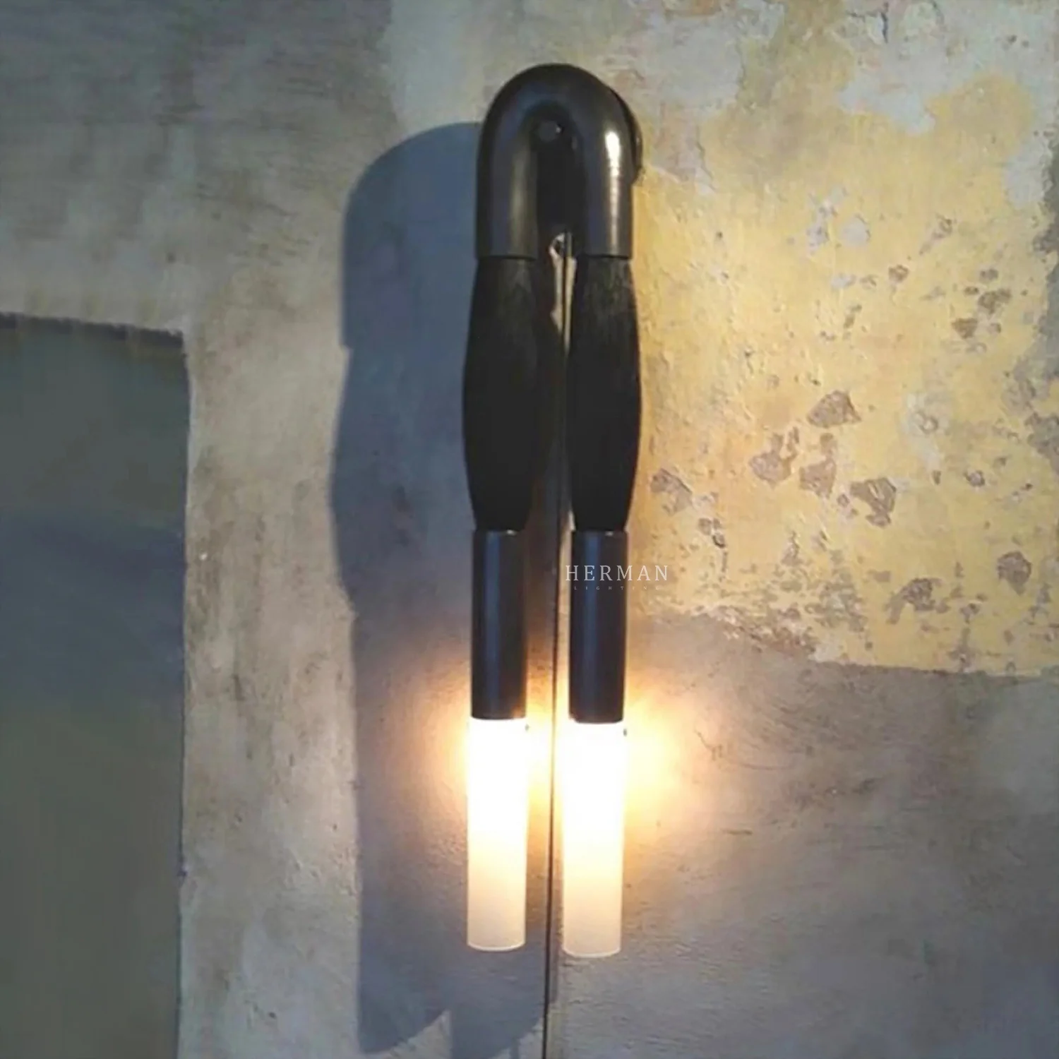 Double Head Antonia Horsehair Sconce - Image 42