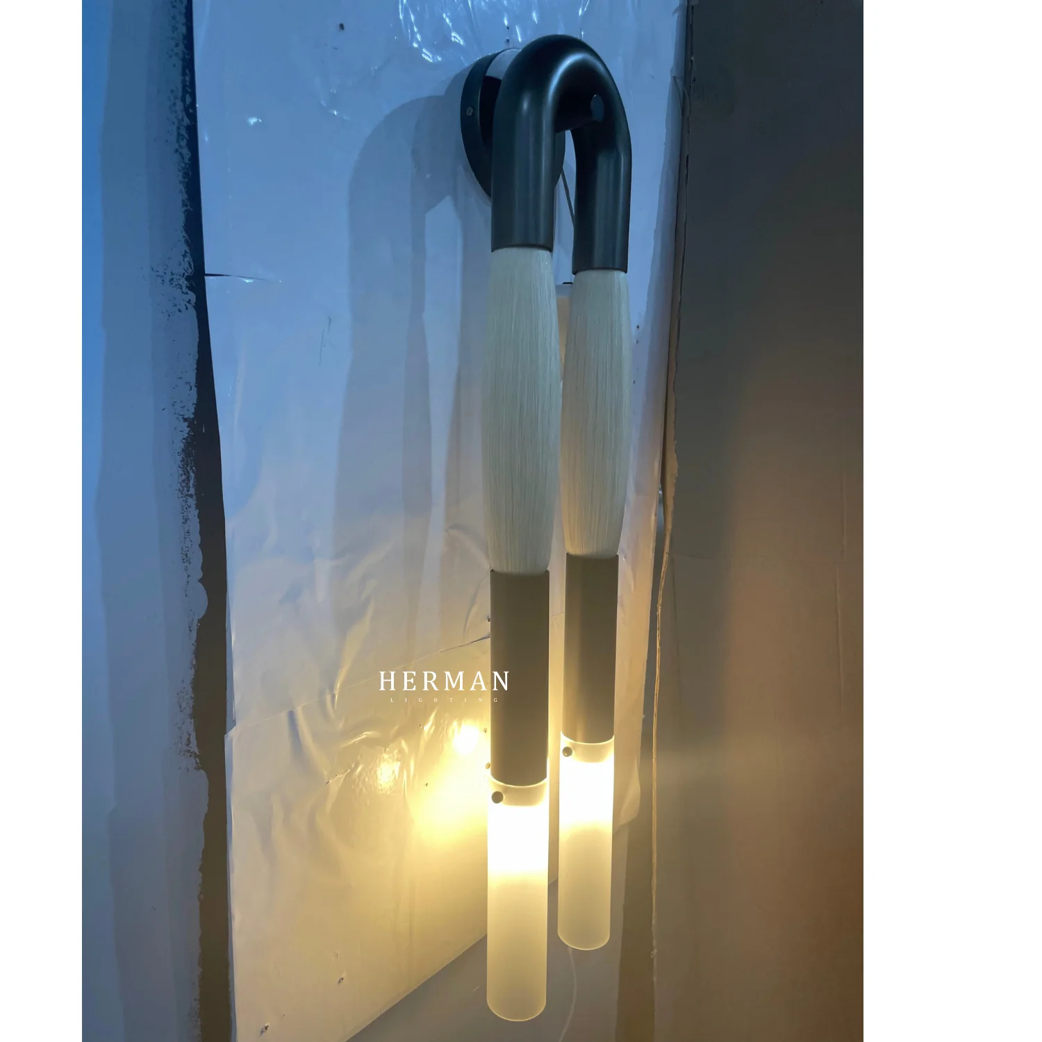 Double Head Antonia Horsehair Sconce - Image 44