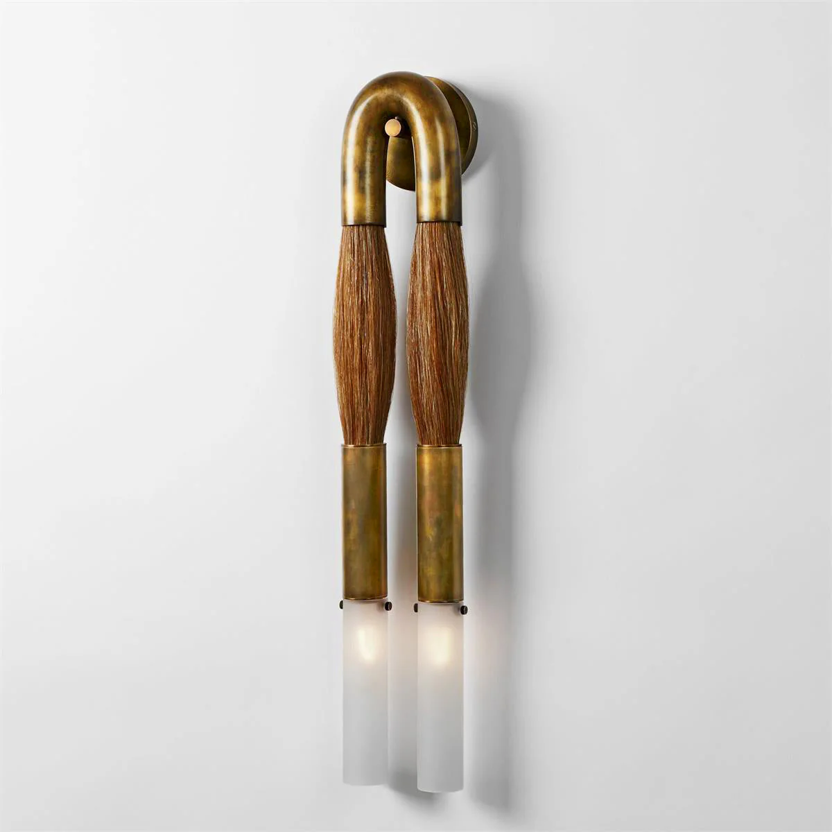 Double Head Antonia Horsehair Sconce - Image 5