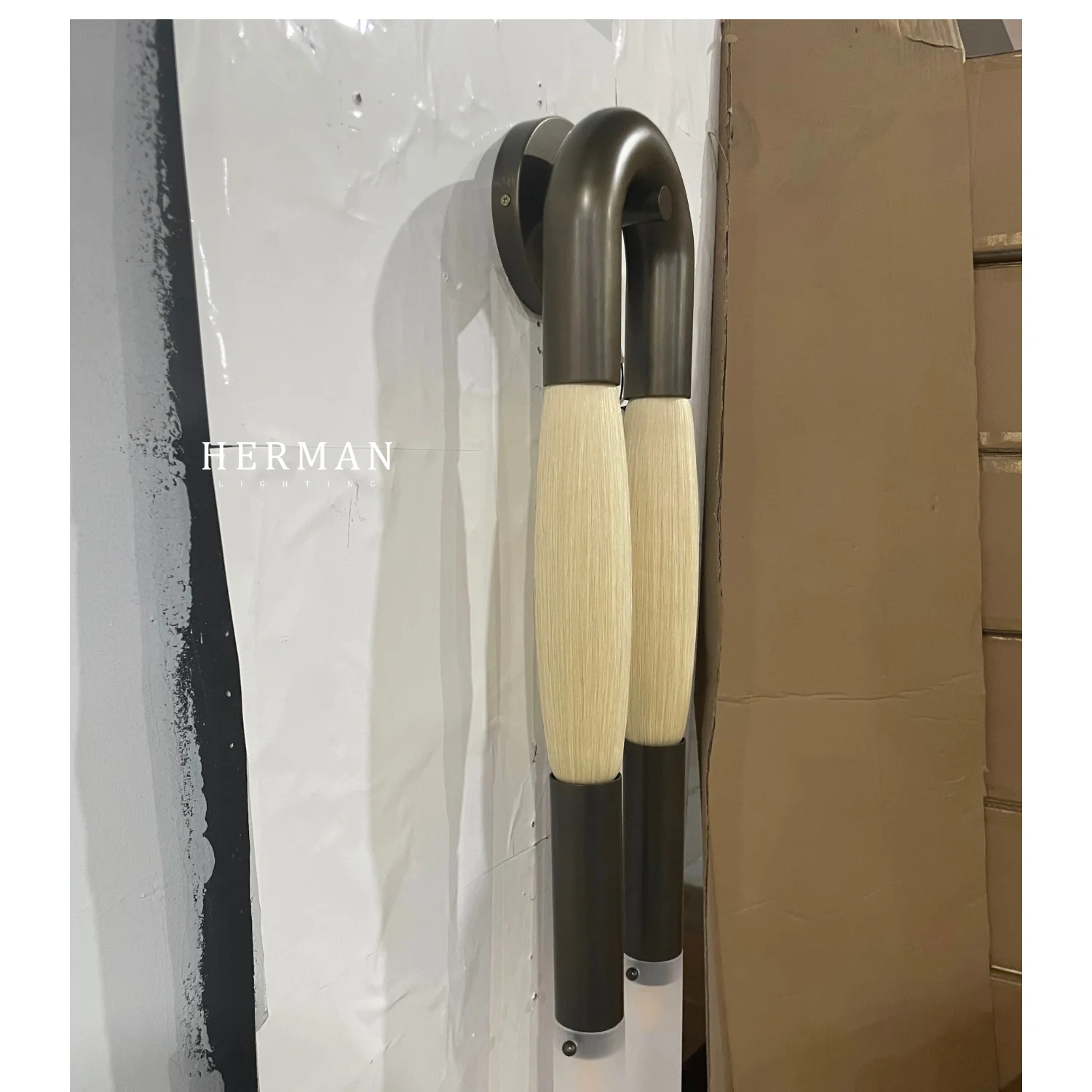 Double Head Antonia Horsehair Sconce - Image 51