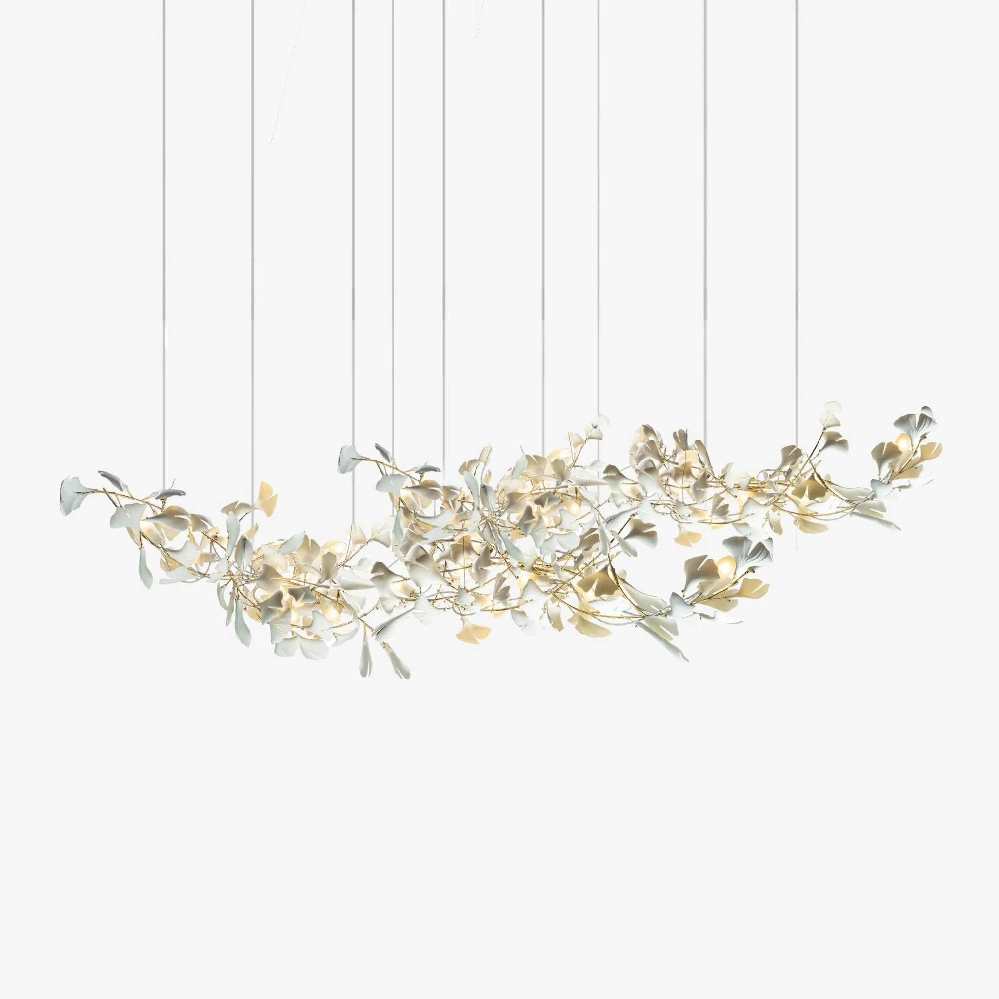 Double Layer Combination Gingko Chandelier - Image 20