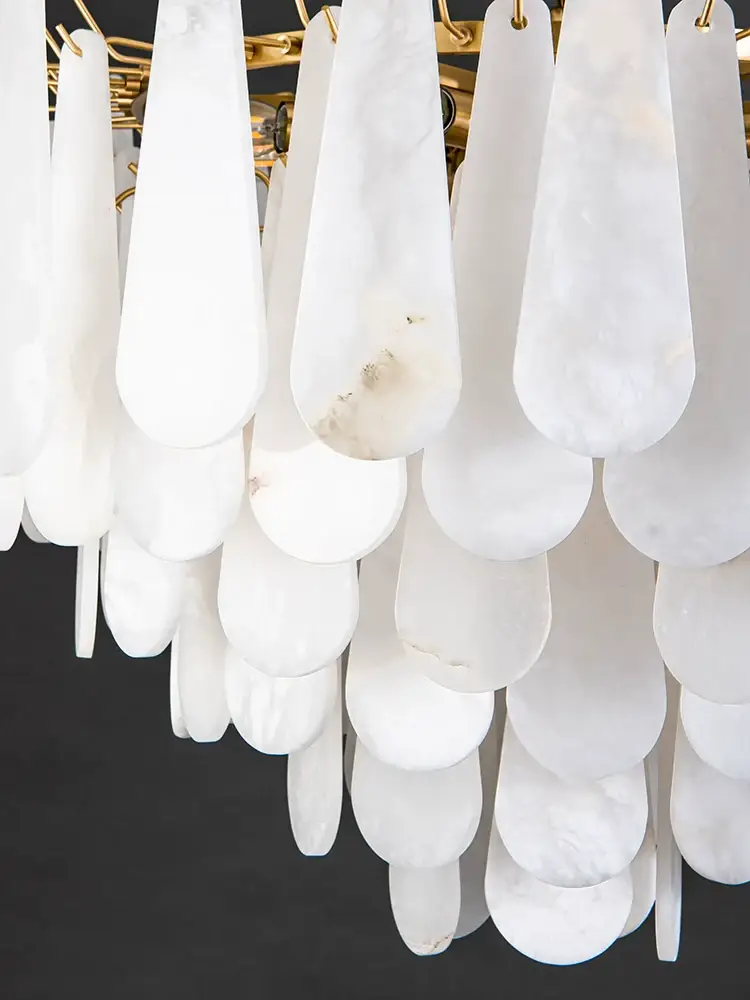 Drop Alabaster Chandelier - Image 6