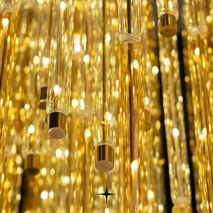 Echo Layered Rectangular Chandelier - Image 4