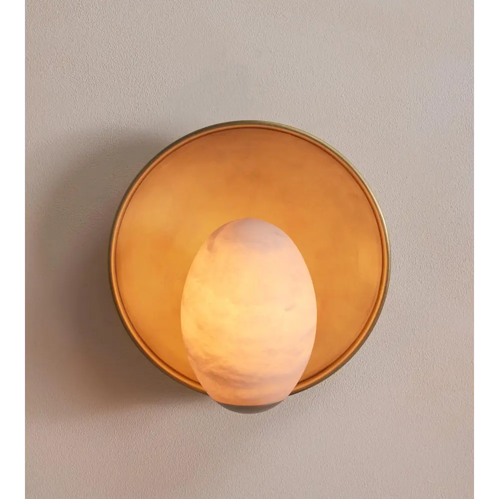 Egg Alabaster Sconces - Image 2