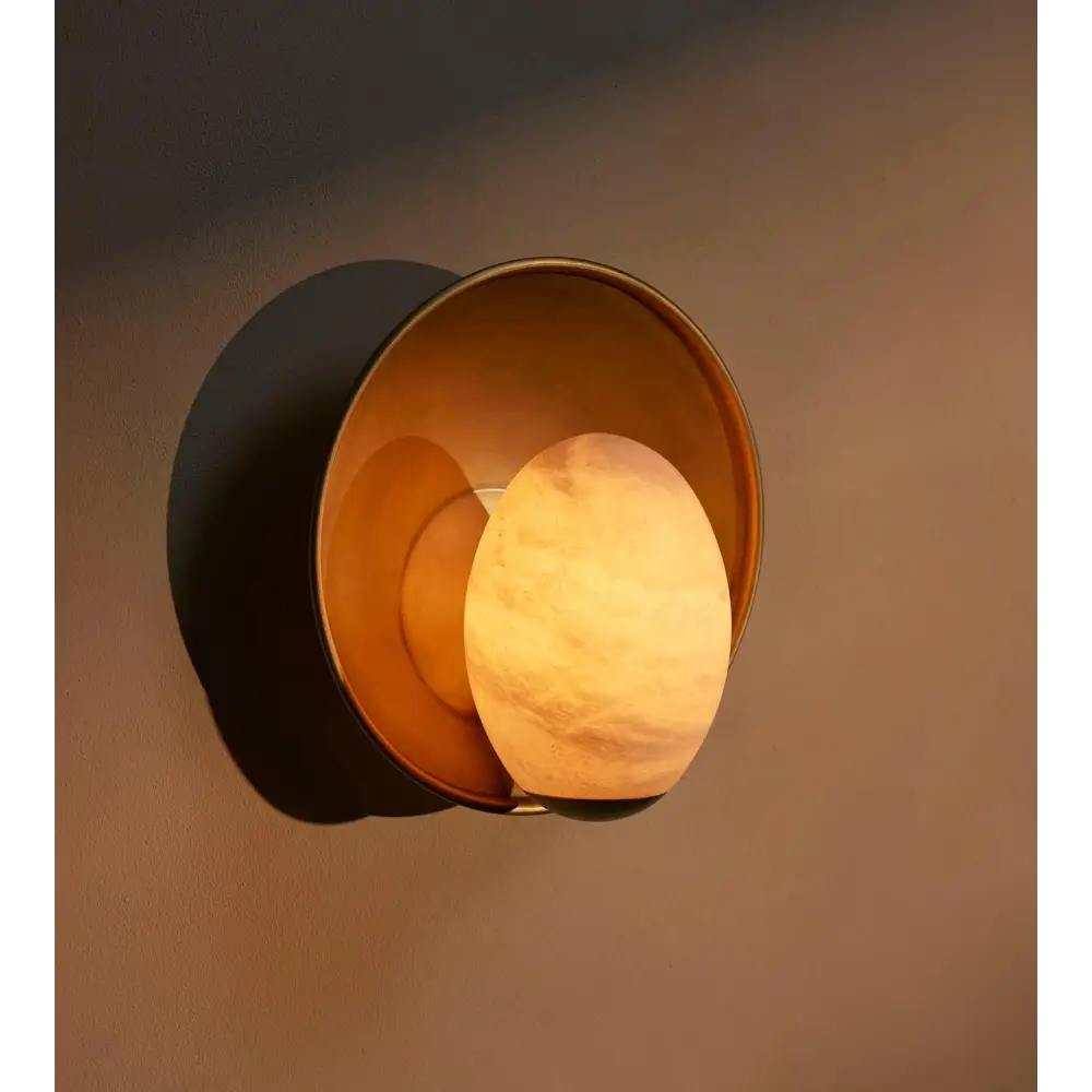 Egg Alabaster Sconces - Image 4