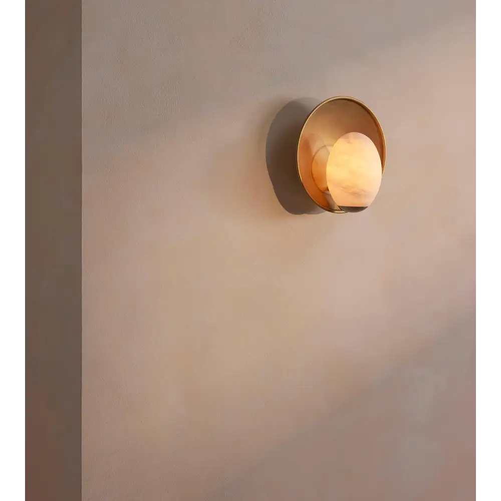 Egg Alabaster Sconces - Image 5