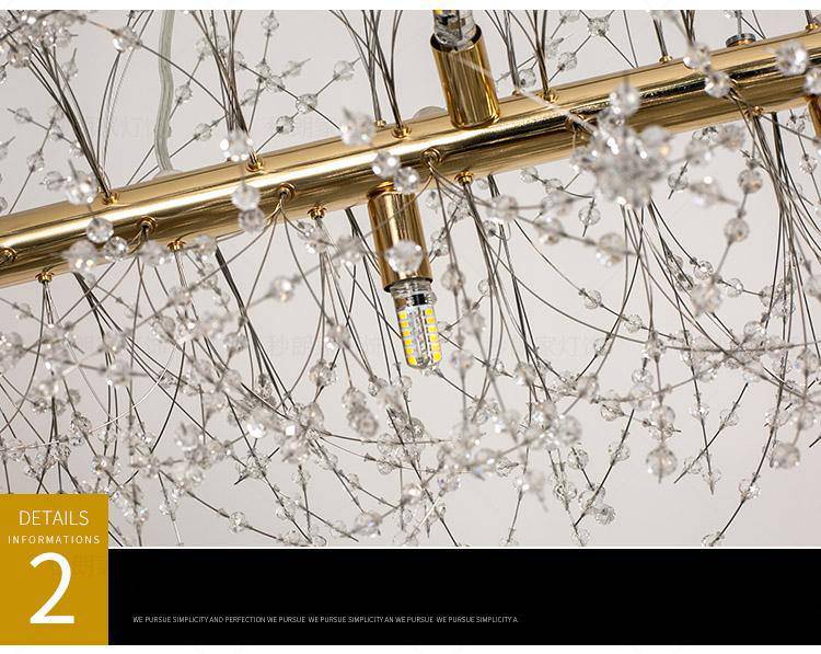 El Sol Kitchen Island Lighting Fixture, Gold - Image 8