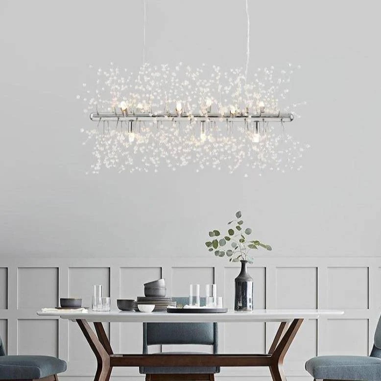 El Sol Kitchen Island Lighting Fixture, Chrome - Image 3