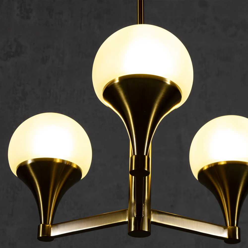 White Globe Pendant - Image 3