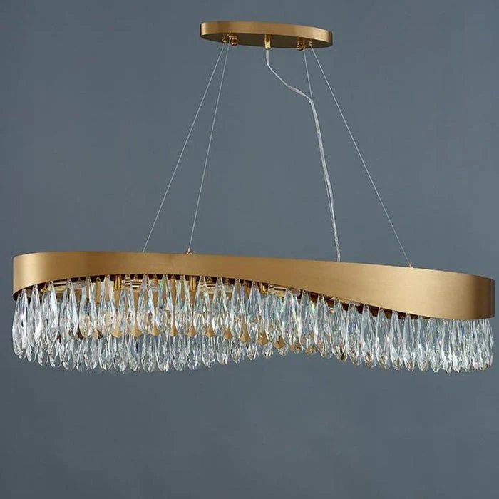 Elma Oval Crystal Chandelier - Image 2
