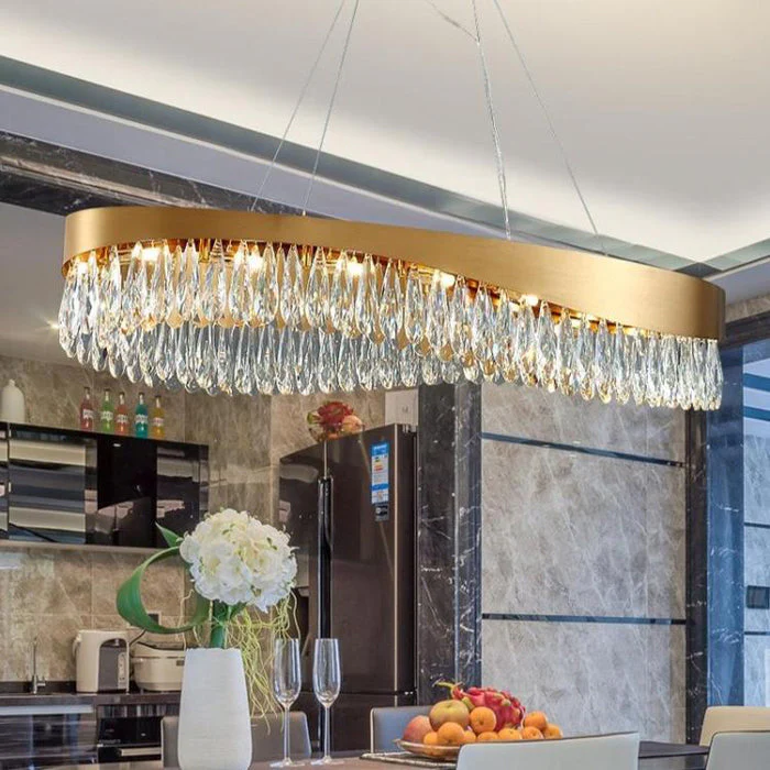 Elma Oval Crystal Chandelier - Image 5