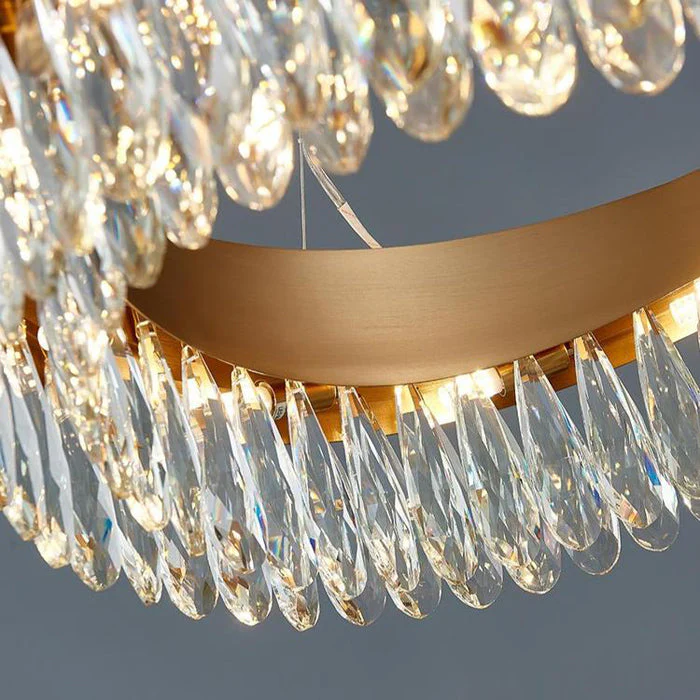 Elma Oval Crystal Chandelier - Image 6