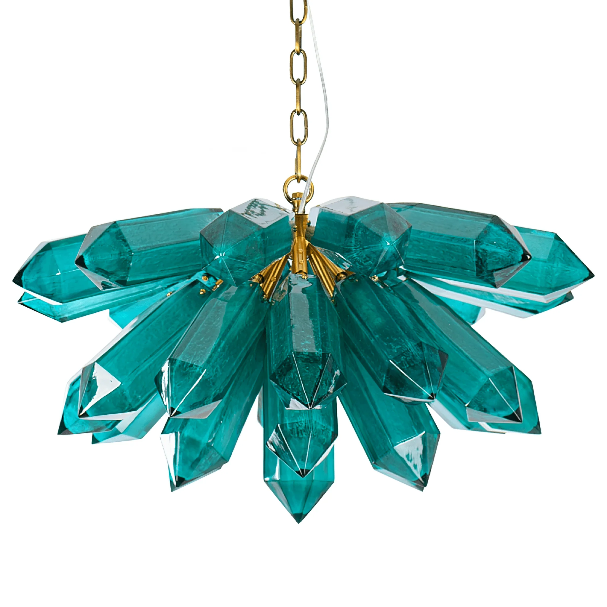 Emerald Crystal Chandelier - Image 4