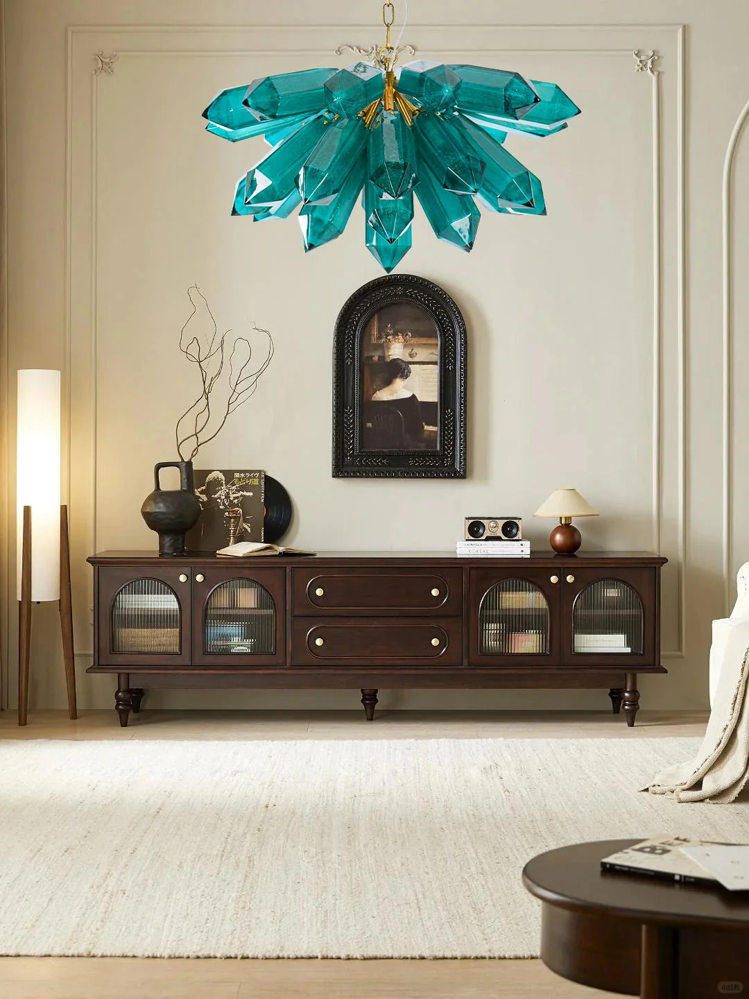 Emerald Crystal Chandelier - Image 6