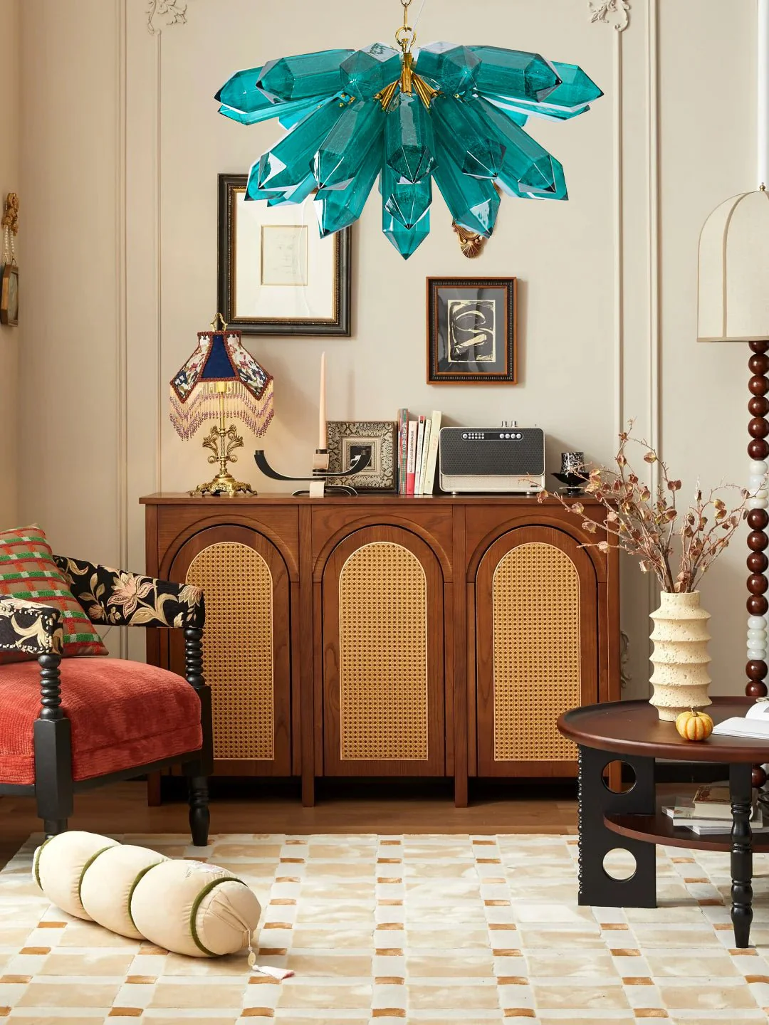 Emerald Crystal Chandelier - Image 7