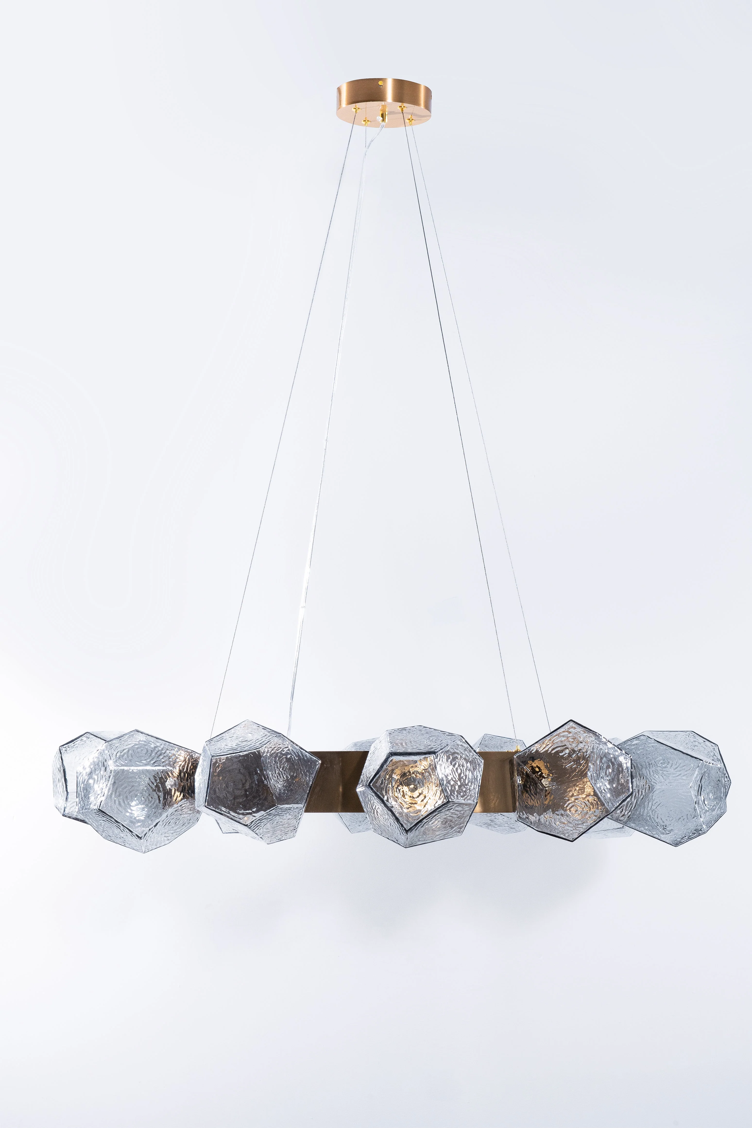 Emille Geometric Glass Chandelier - Image 3