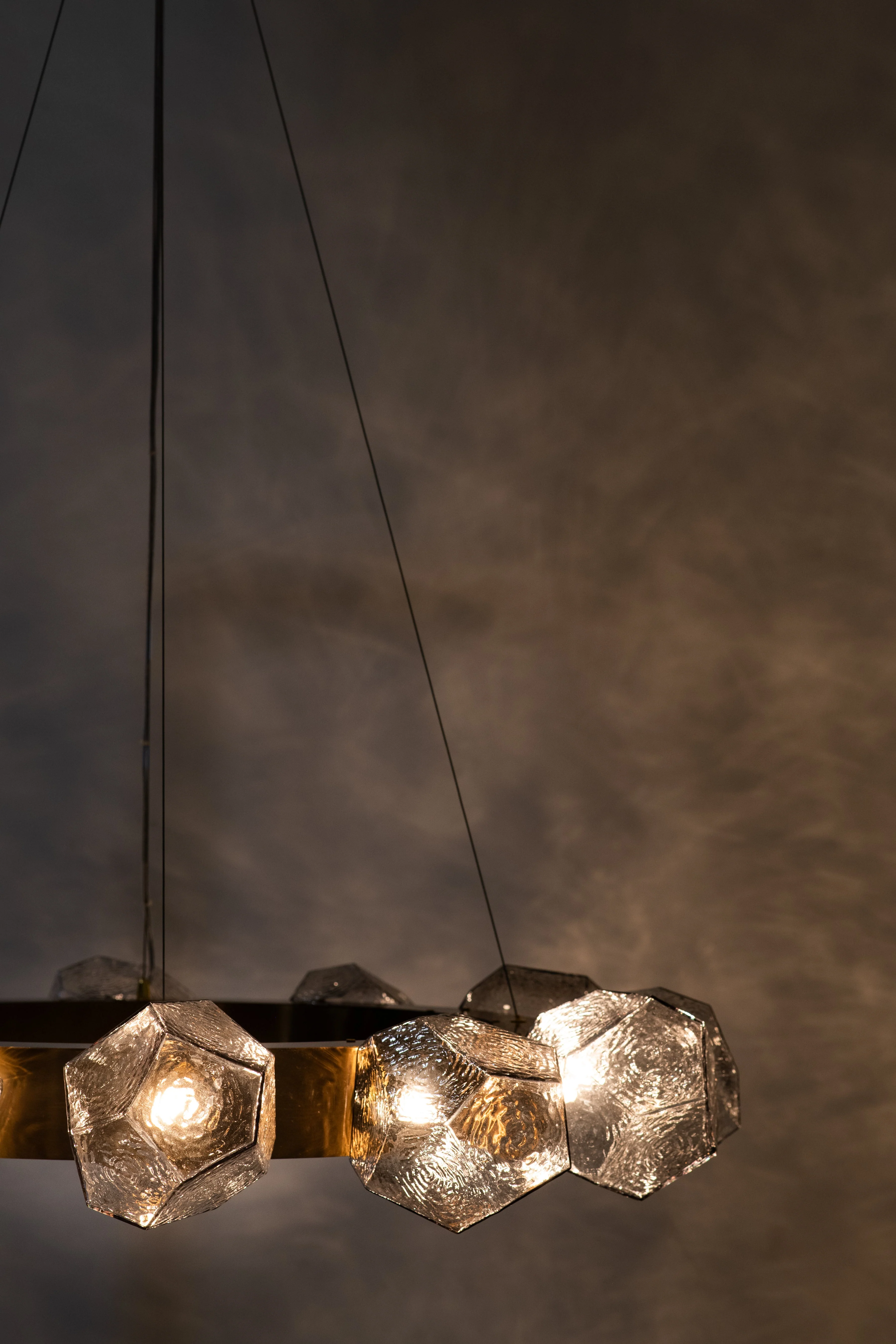 Emille Geometric Glass Chandelier - Image 5