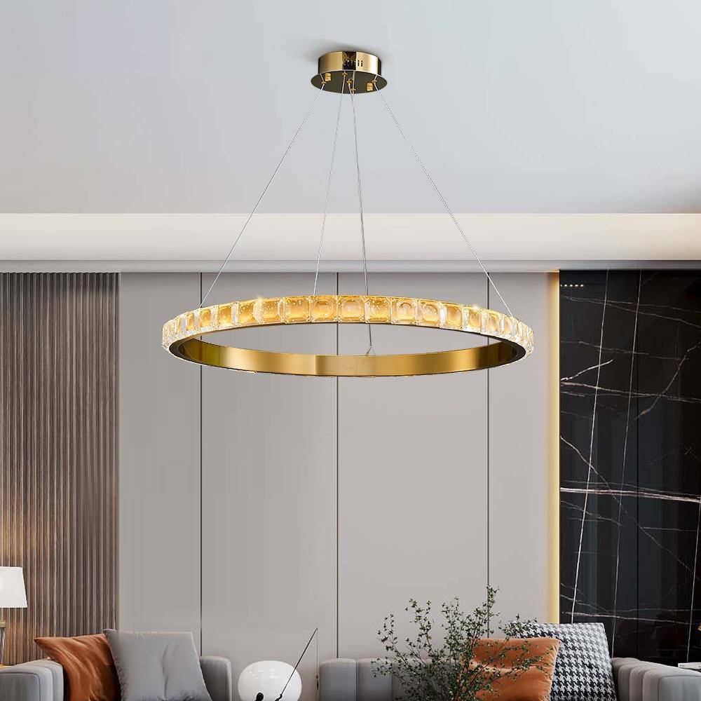 Enna Crystal Ring Chandelier - Image 2
