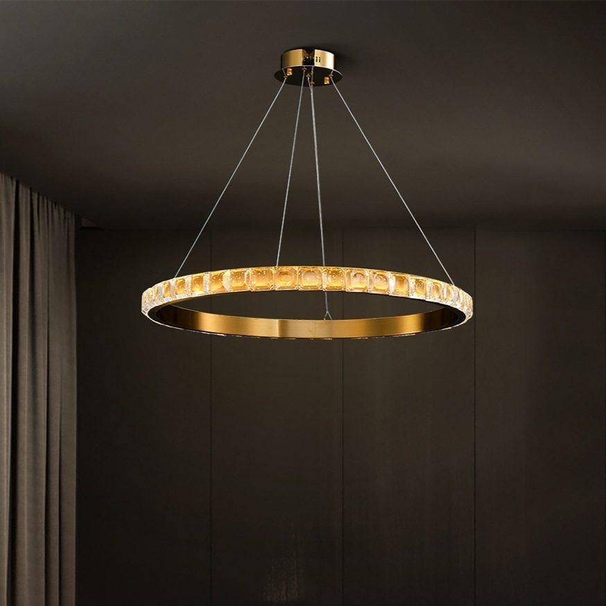 Enna Crystal Ring Chandelier - Image 3