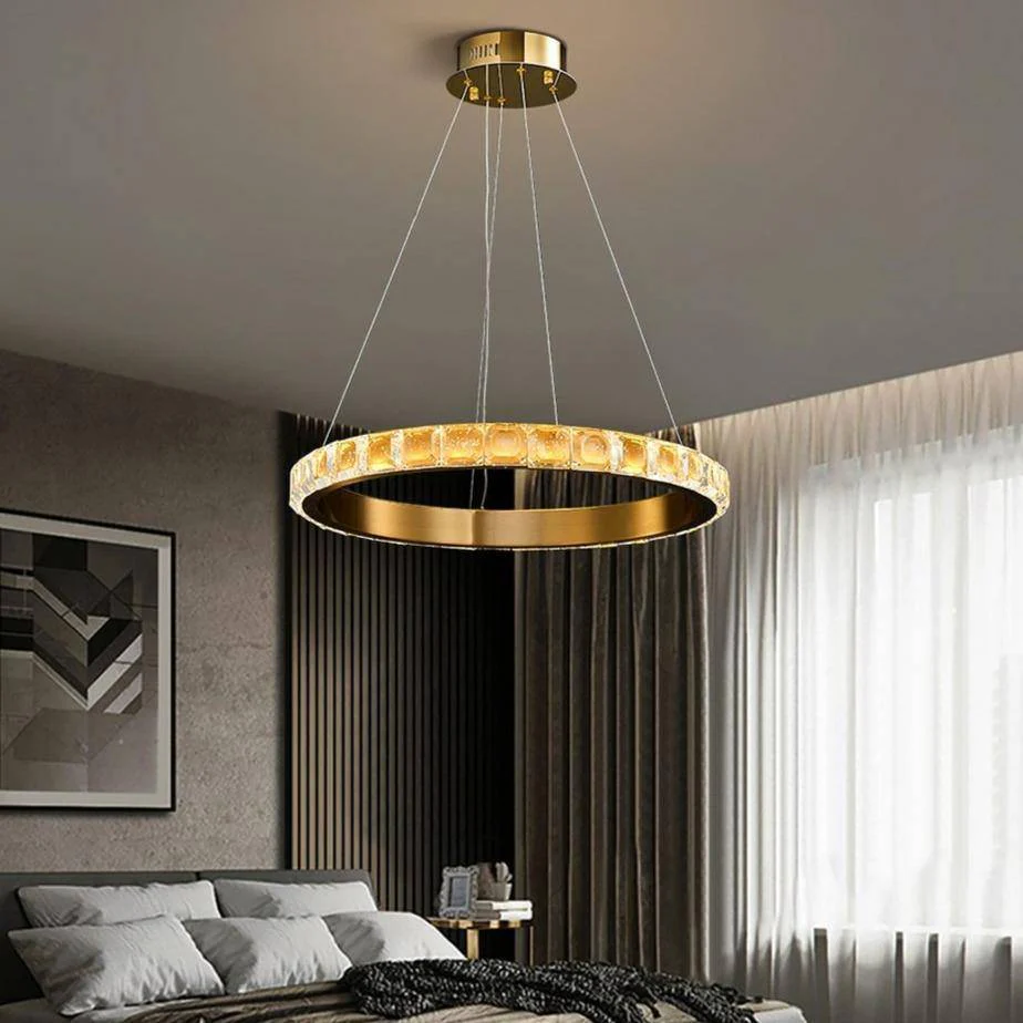 Enna Crystal Ring Chandelier - Image 4