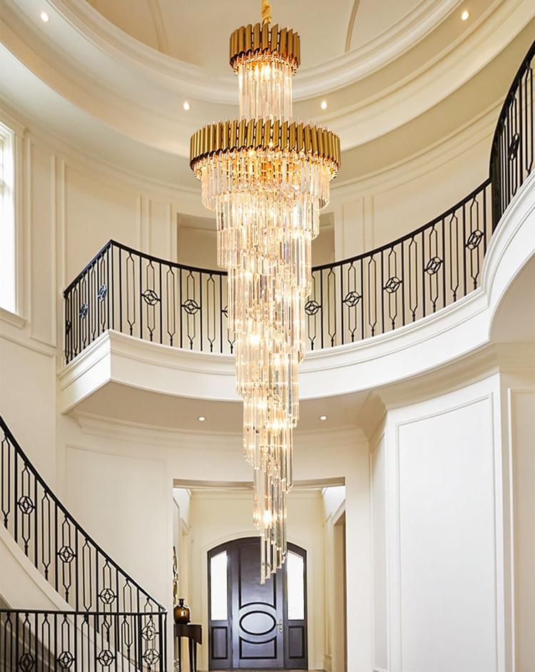 Enoch Multiple Tier Crystal Chandelier - Image 4