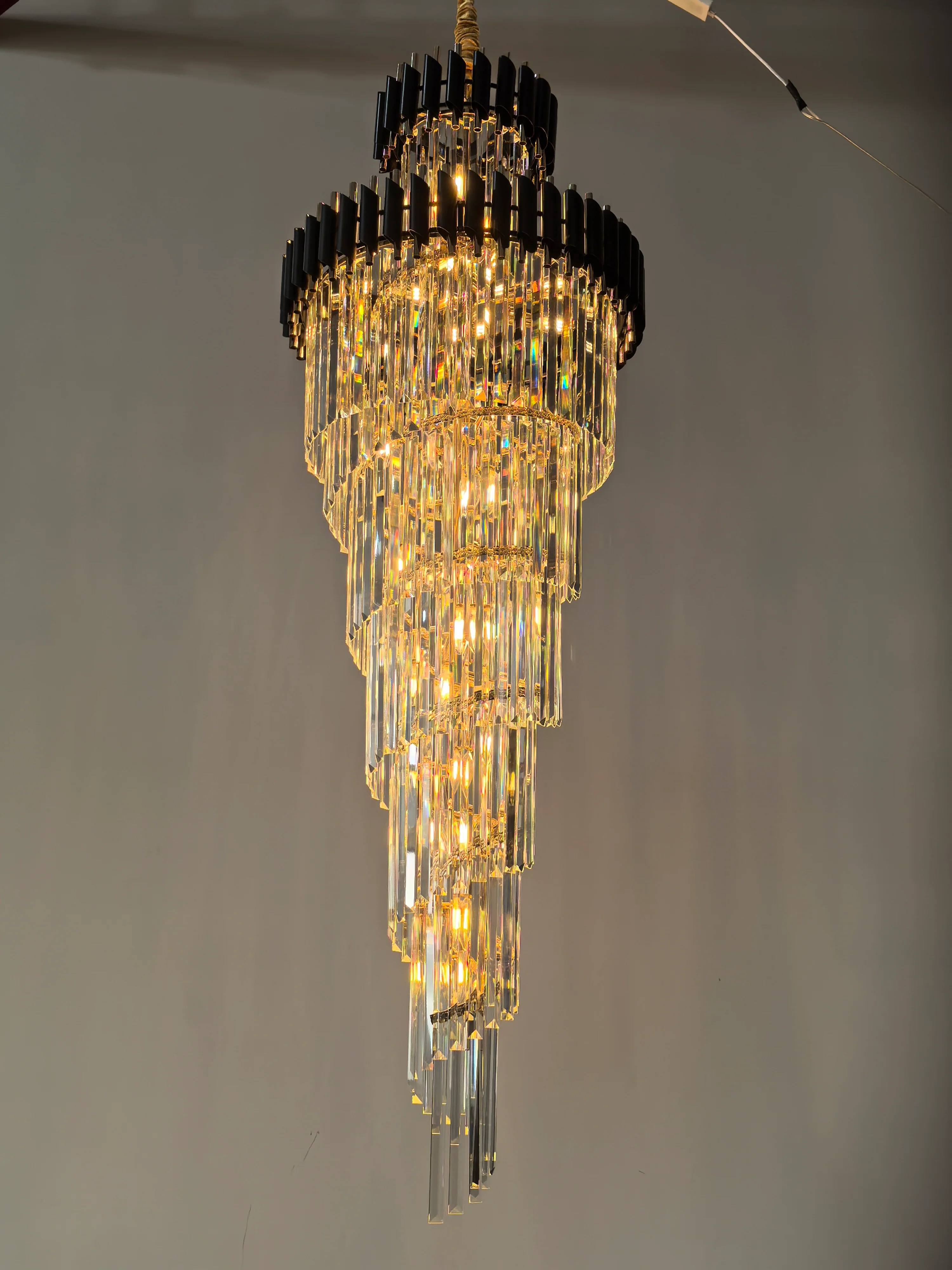 Enoch Multiple Tier Crystal Chandelier - Image 8