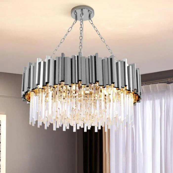 Enoch Round Luxury Crystal Chandelier - Image 5