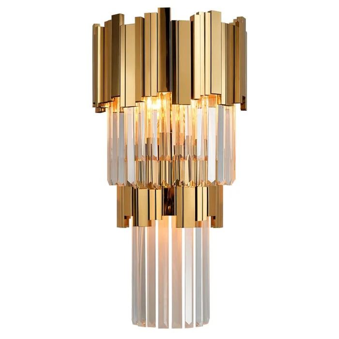 Enoch Three Tier Crystal Wall Sconce - Image 5