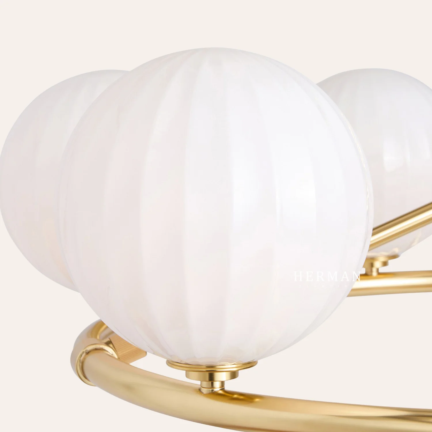 Enzo 36" Glass Round Chandelier - Image 5