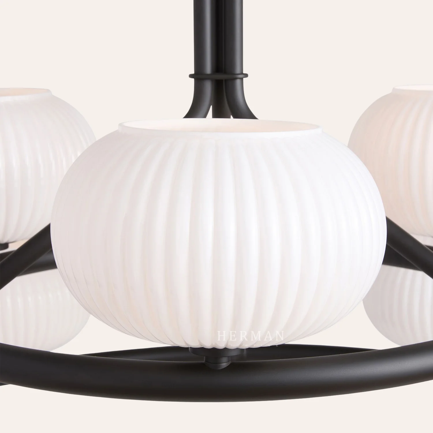 Enzo 48" Glass Double Tier Chandelier - Image 4