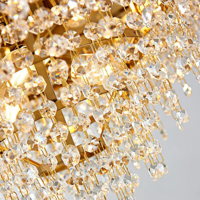 Erin Golden Crystal Chandelier - Image 5