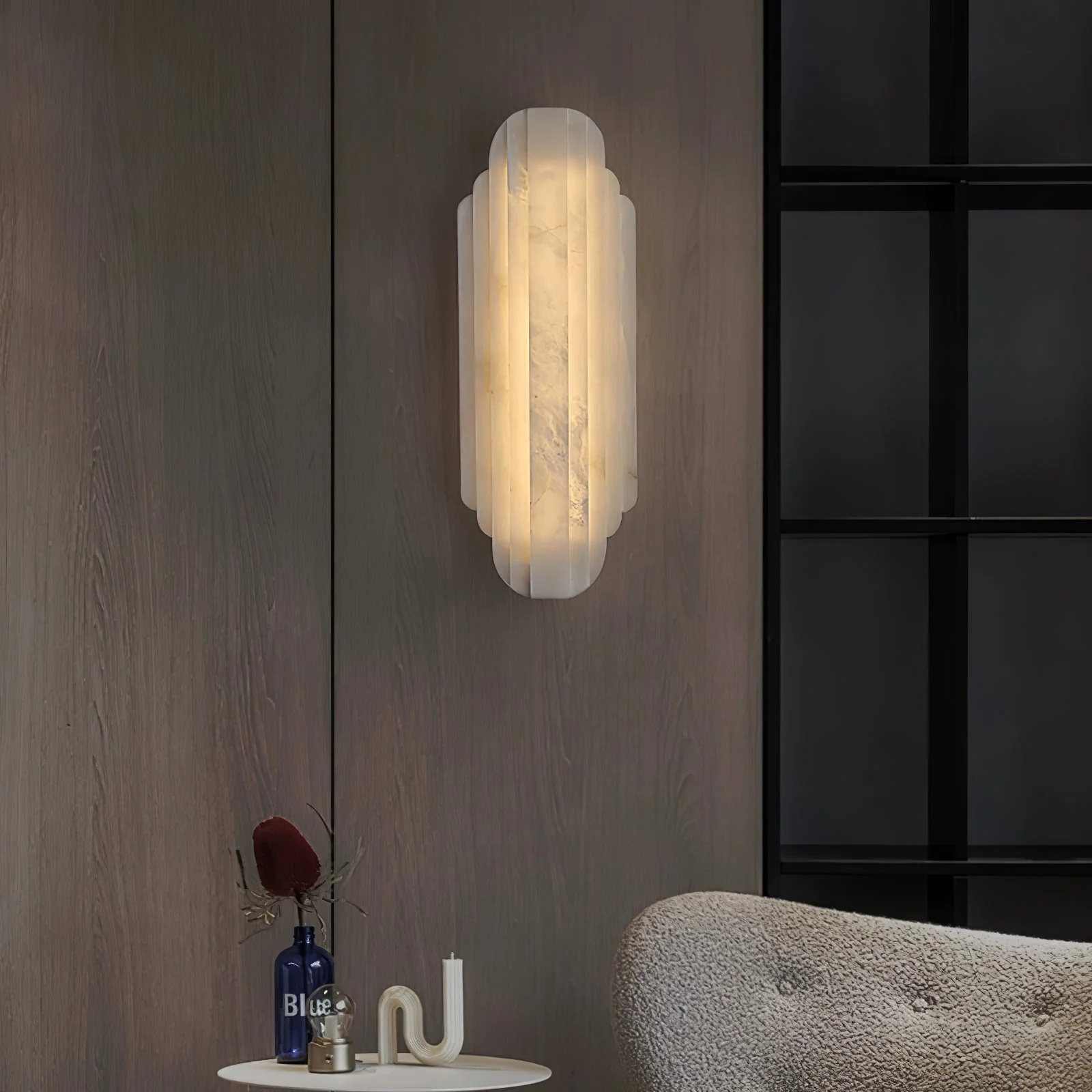 Estelle Alabaster Wall Sconce - Image 3