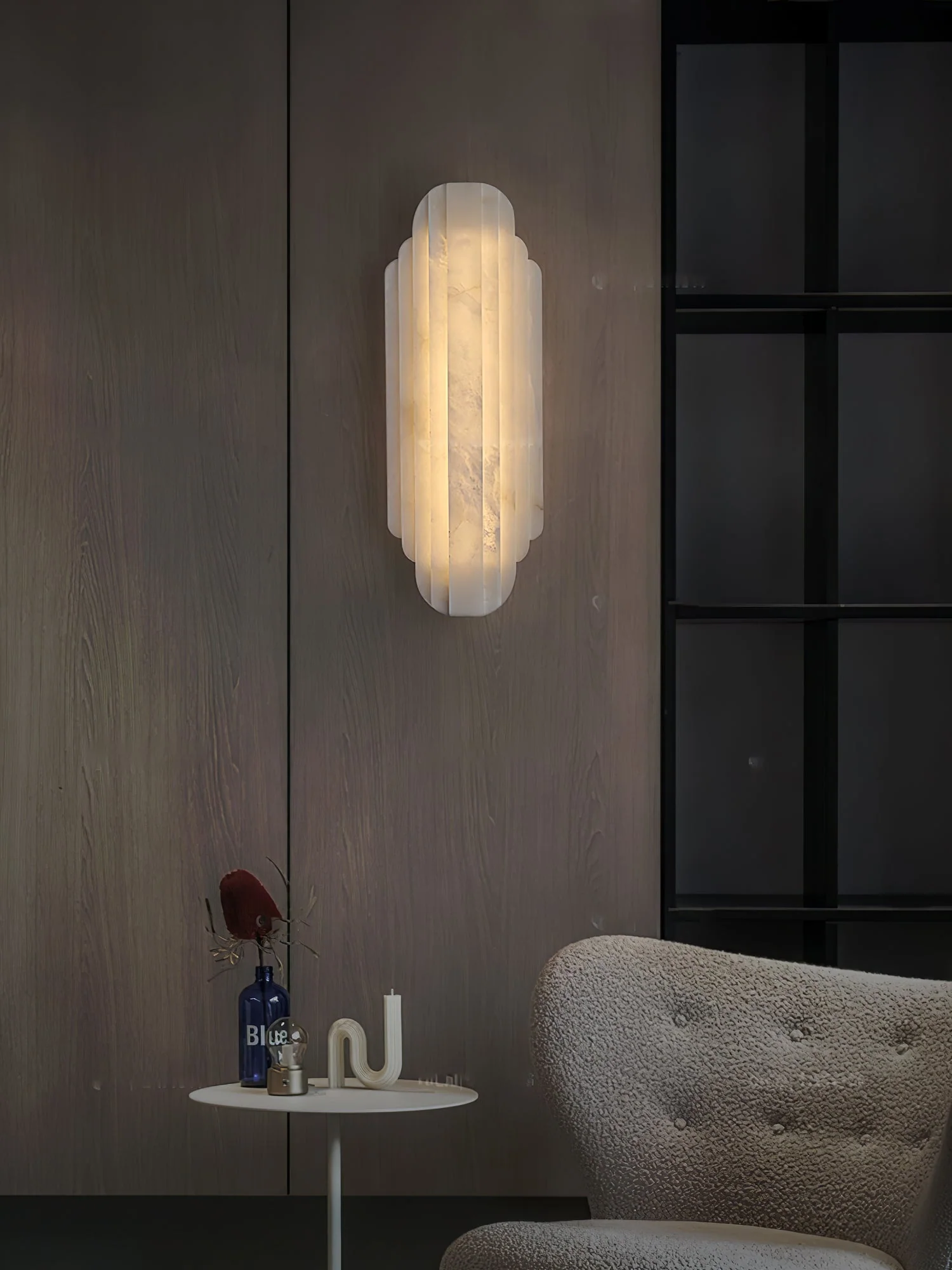 Estelle Alabaster Wall Sconce - Image 7