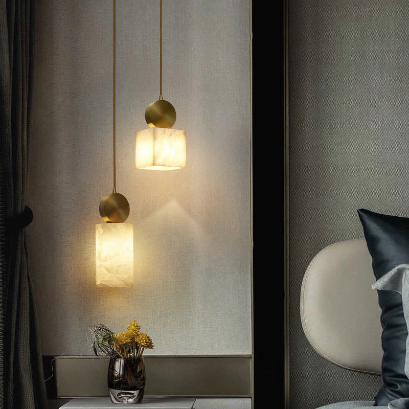 Etruscan alabaster Pendant Light - Image 10
