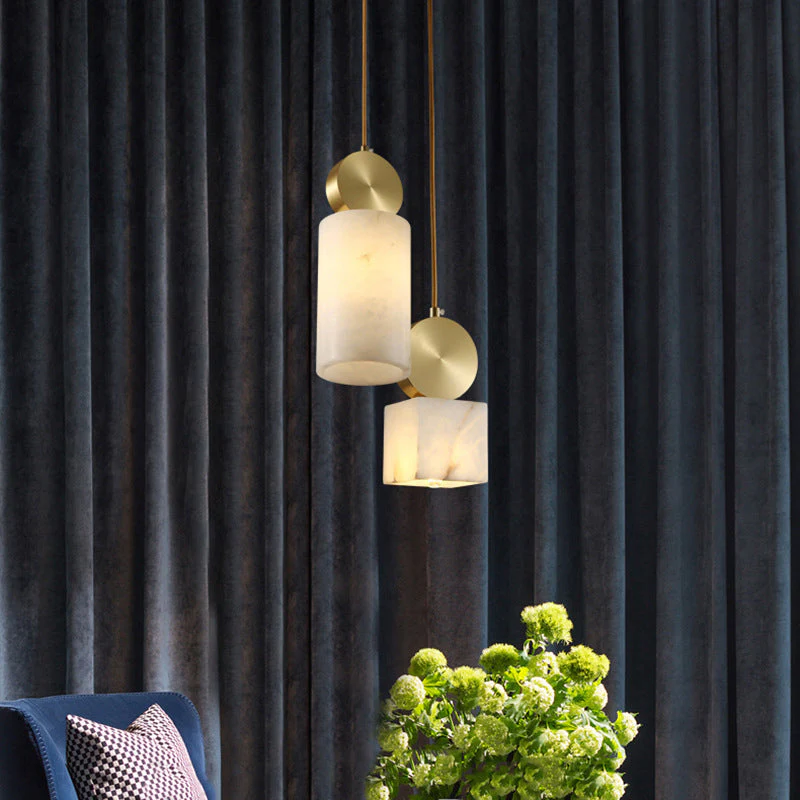 Etruscan alabaster Pendant Light - Image 13