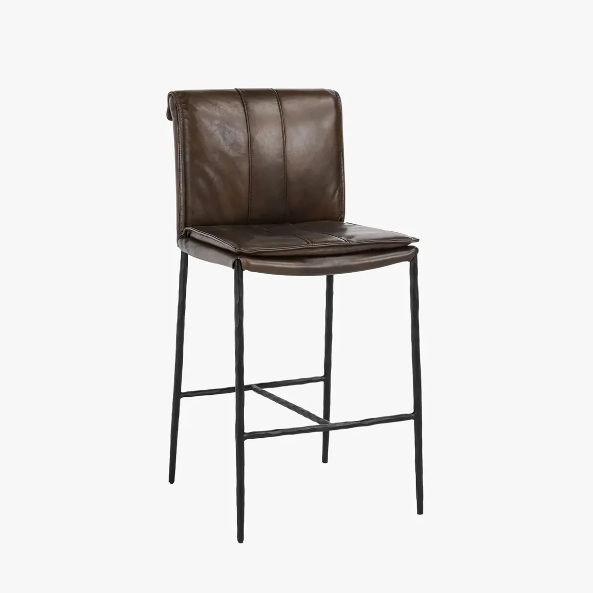 Eugina Leather Stool - Image 15