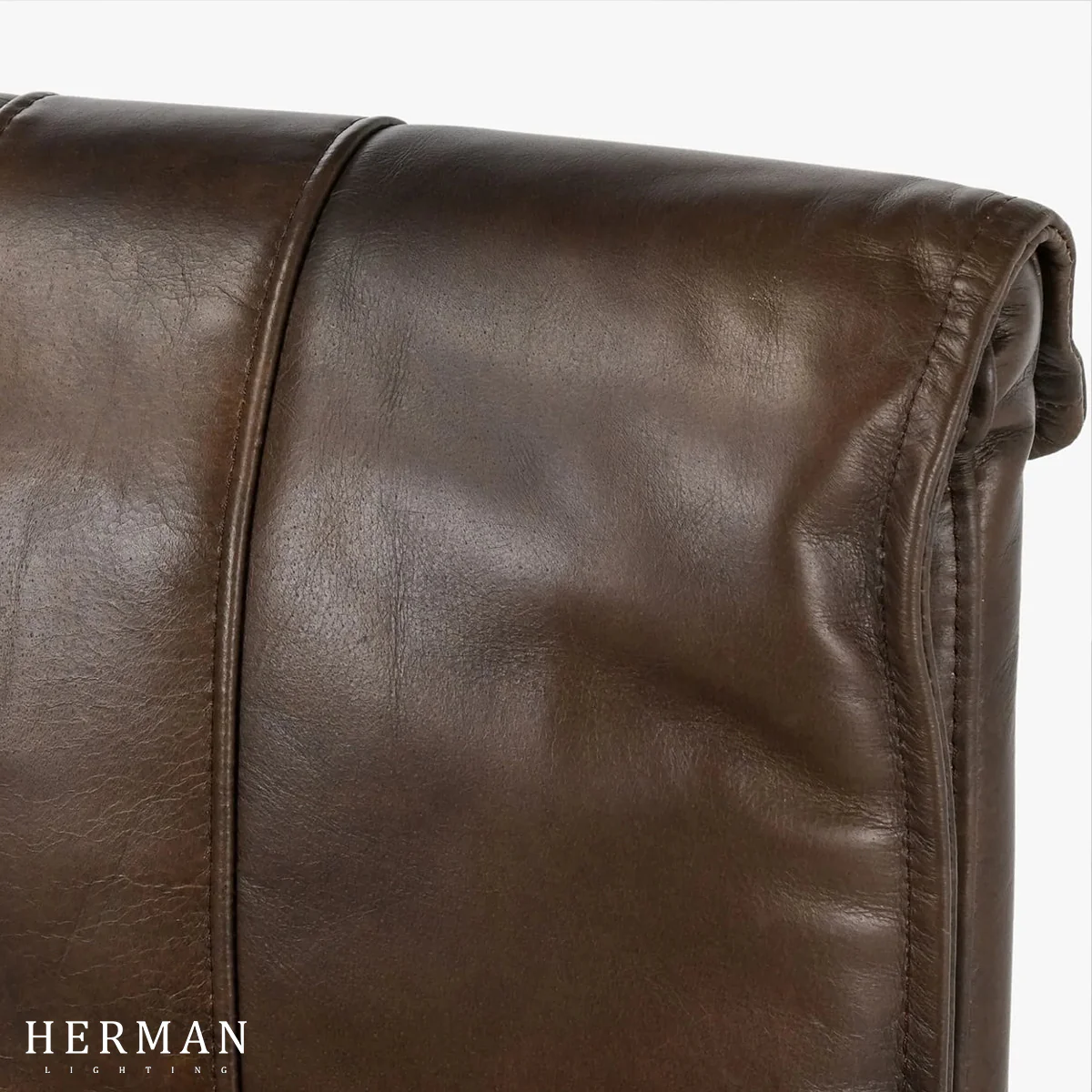 Eugina Leather Stool - Image 7