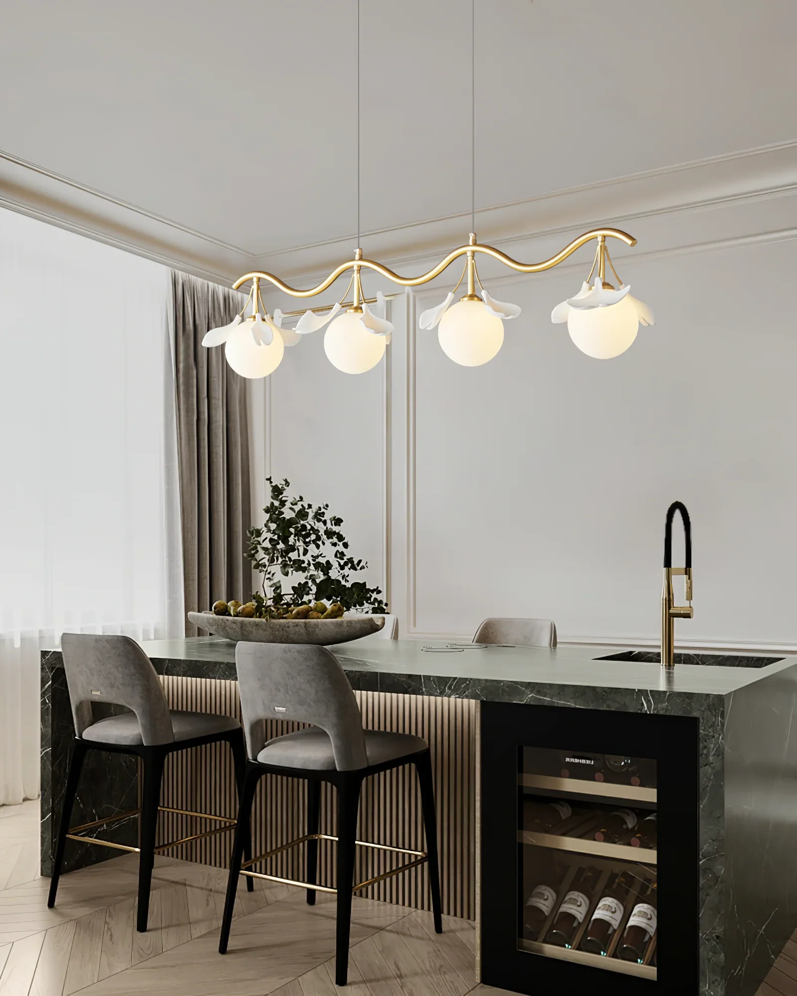 Evander Gingko Chandelier - Image 10