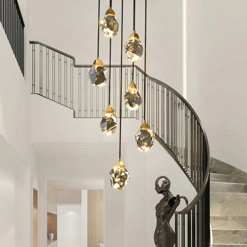 Eve Crystal Multi-Lights Pendant - Image 6