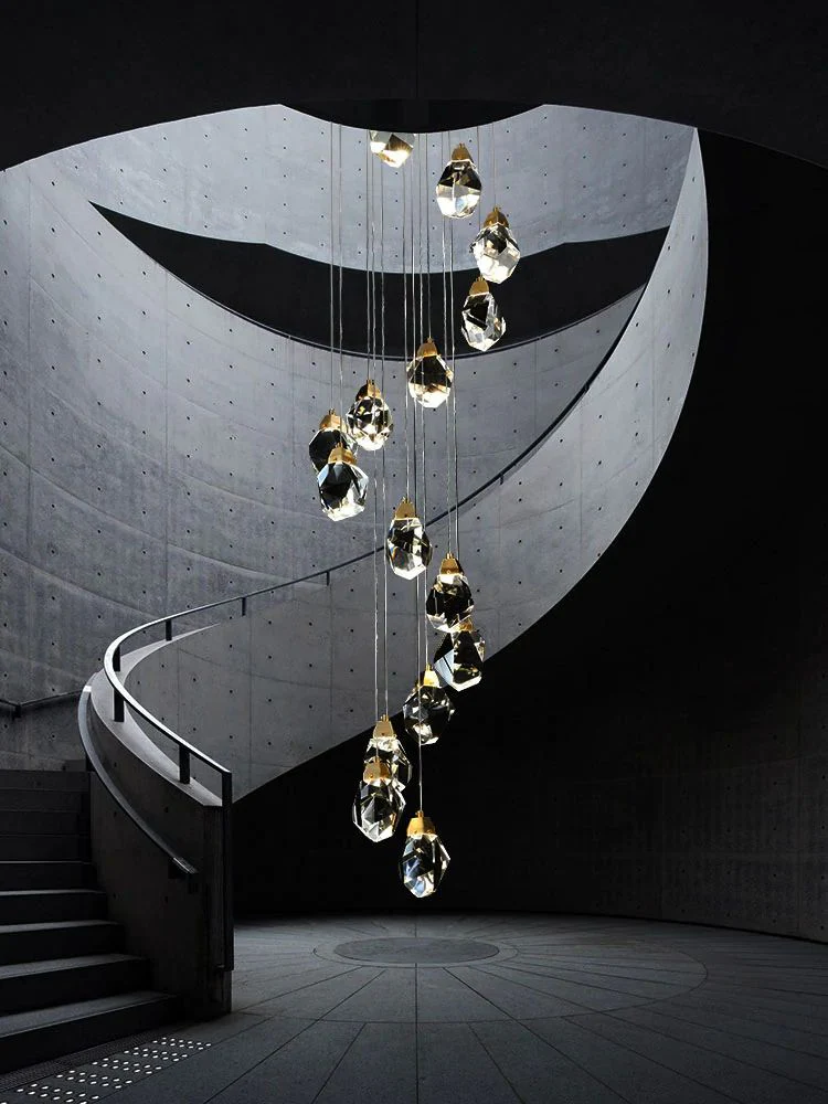 Eve Crystal Staircase Chandelier - Image 3