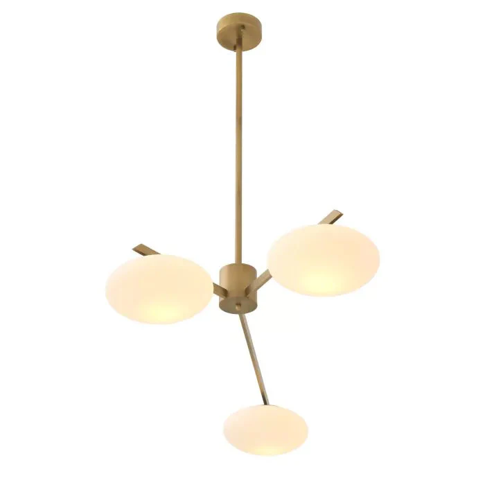 Evergreen S Modern Brass Chandelier - Image 3