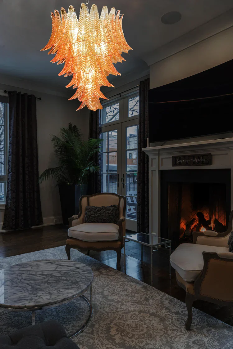 Felci Murano Glass Chandelier - Image 5