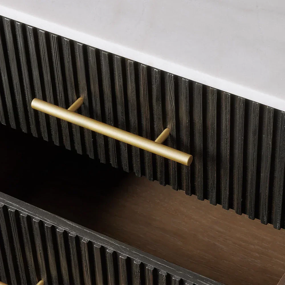 Arden Closed Nightstand in Oak - Image 18