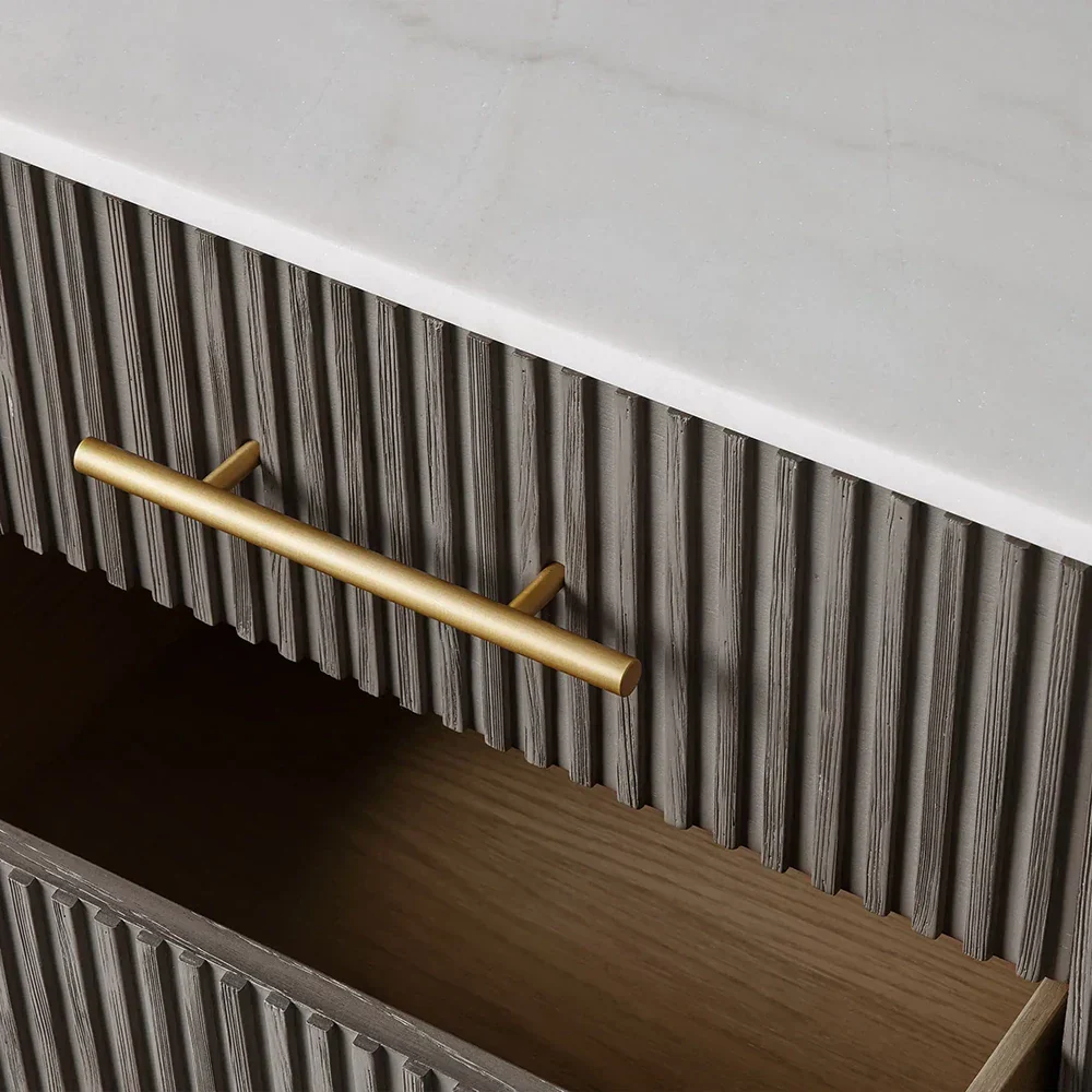 Arden Closed Nightstand in Oak - Image 24