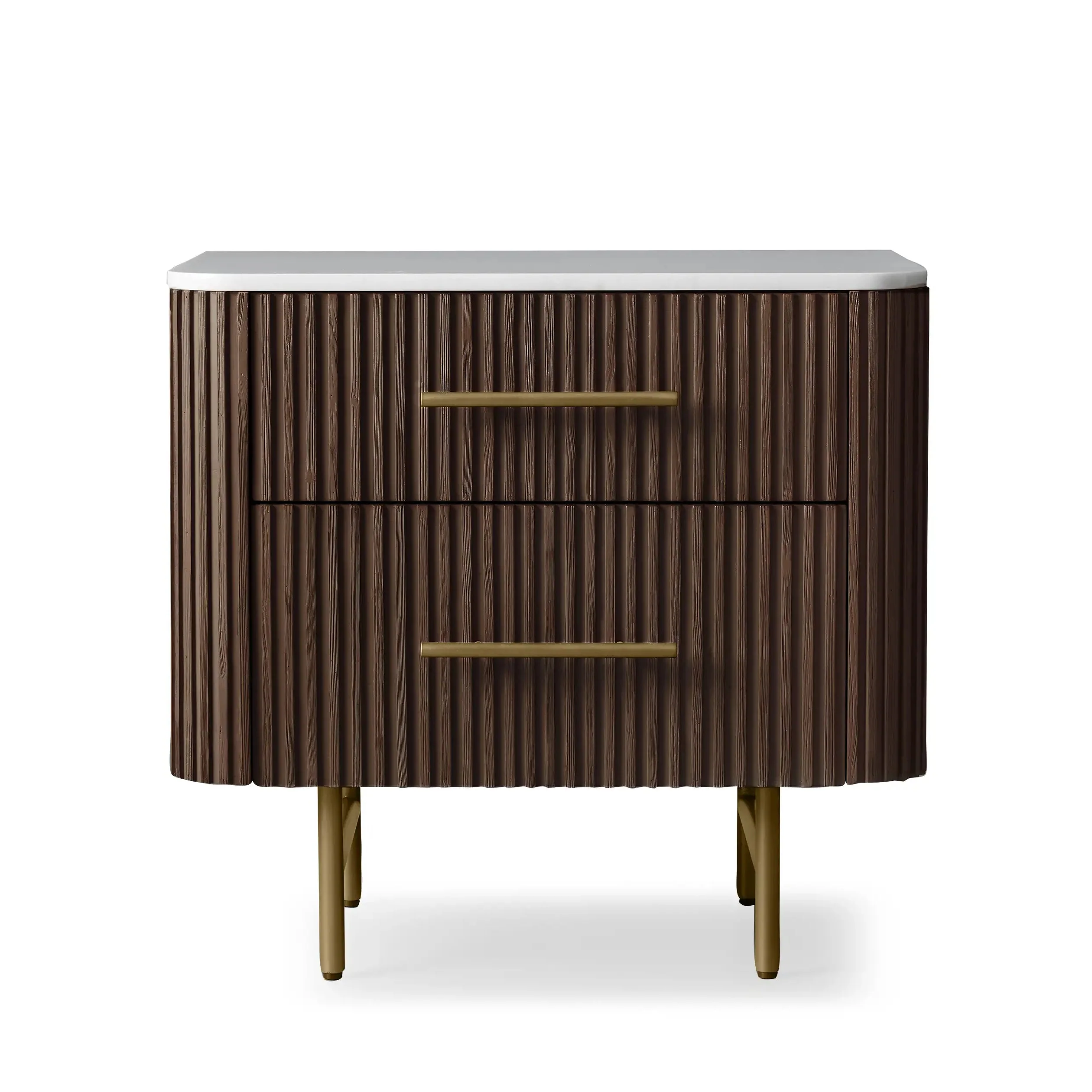 Arden Closed Nightstand in Oak - Image 28
