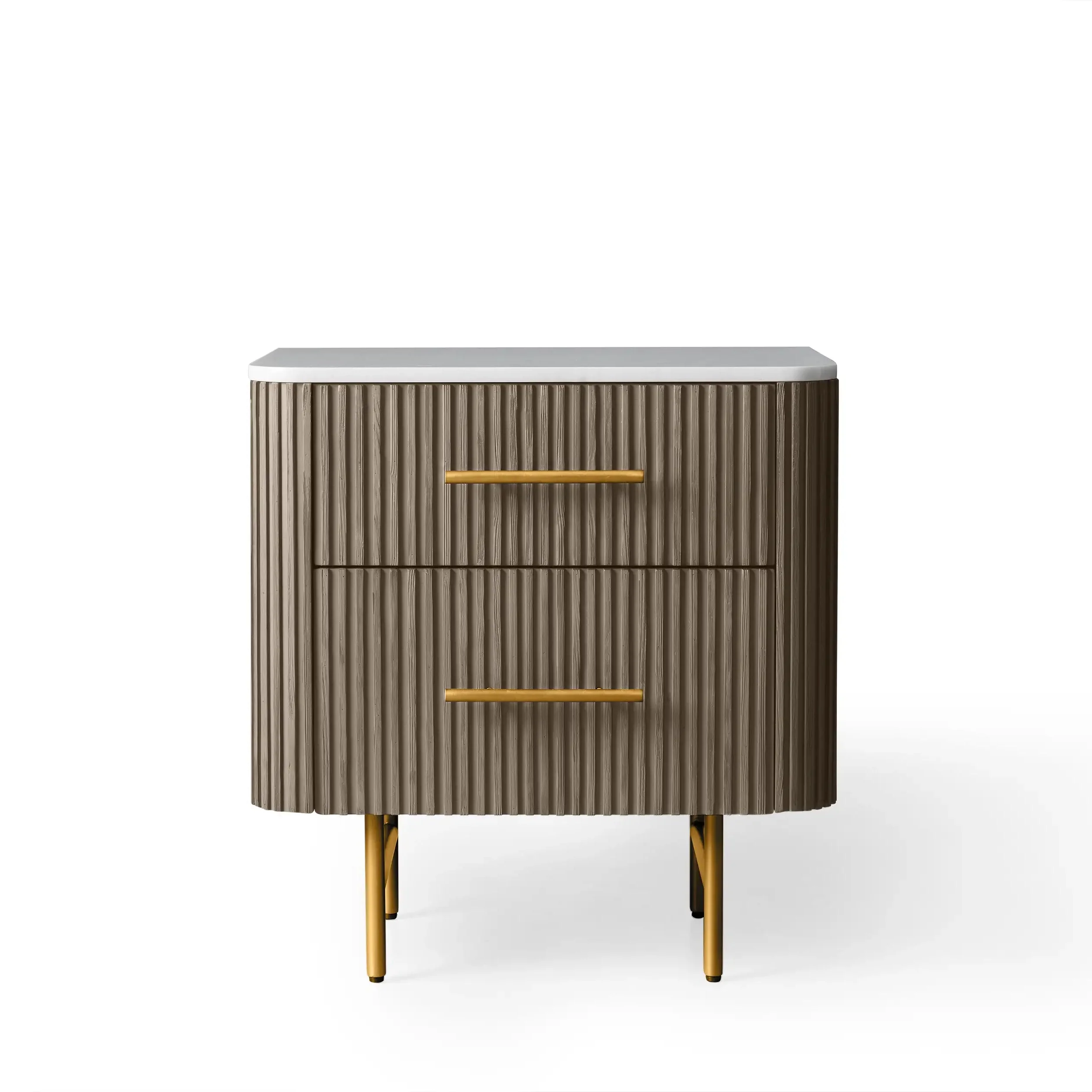 Arden Closed Nightstand in Oak - Image 29