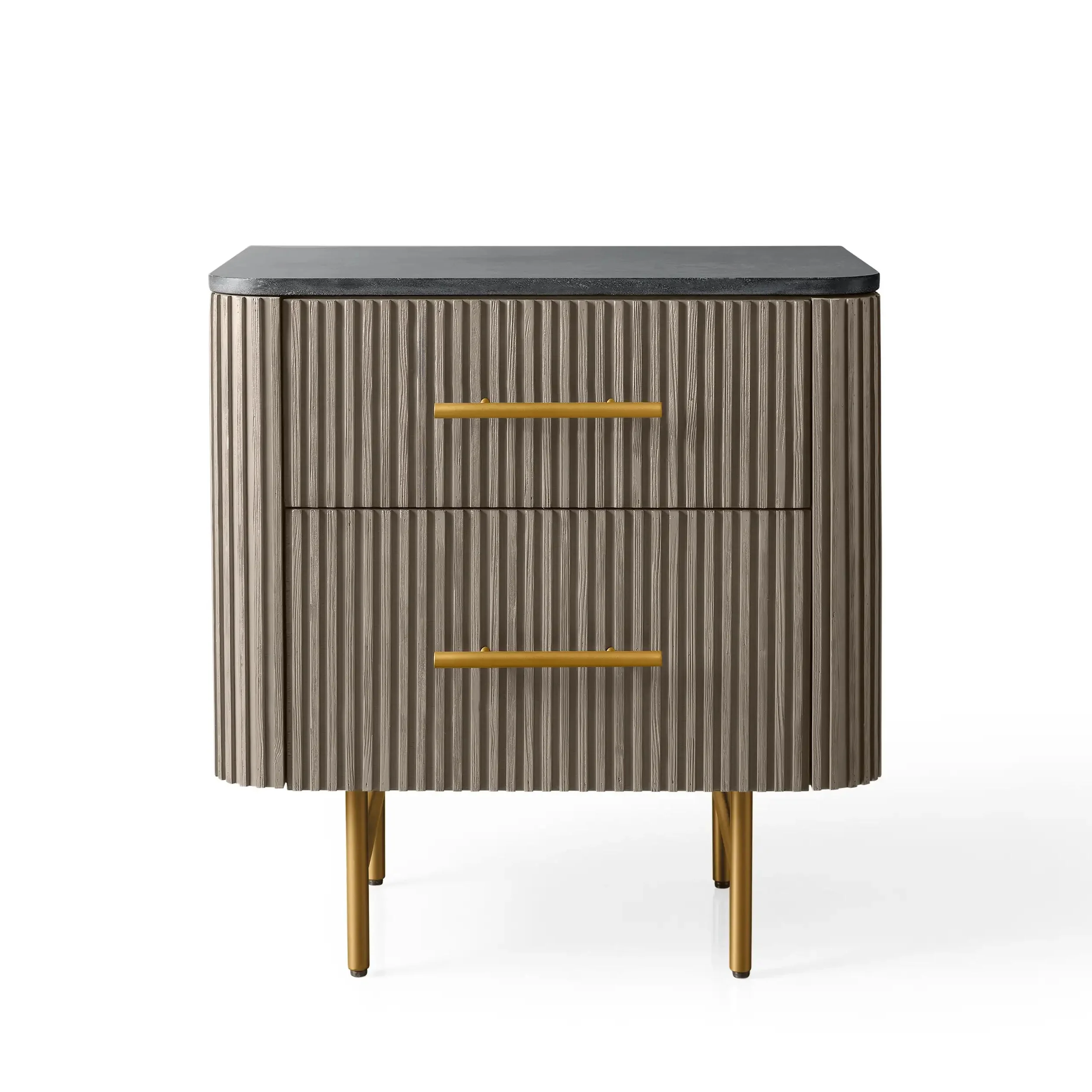 Arden Closed Nightstand in Oak - Image 30