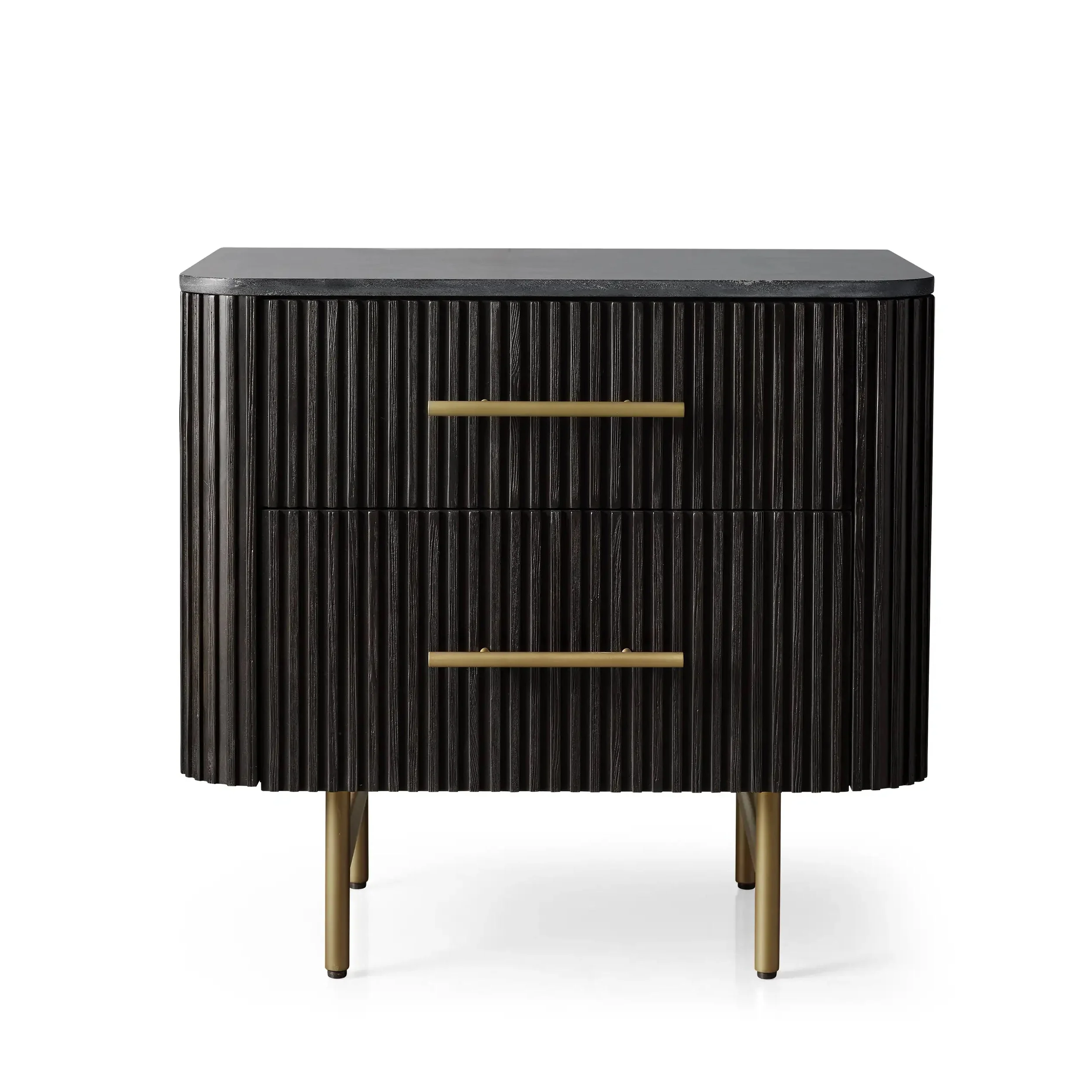 Arden Closed Nightstand in Oak - Image 31